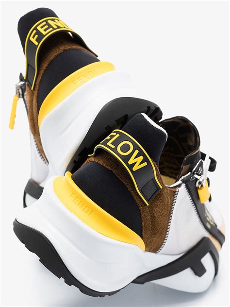 fendi men's sneakers sale|fendi flow low top sneakers.